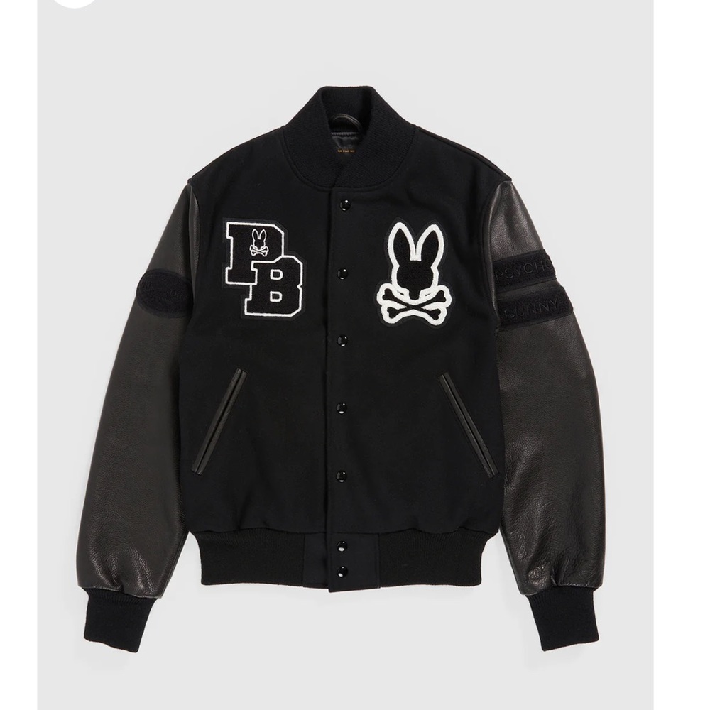 This limited edition embroidered varsity is collaboration with US brand Gold b